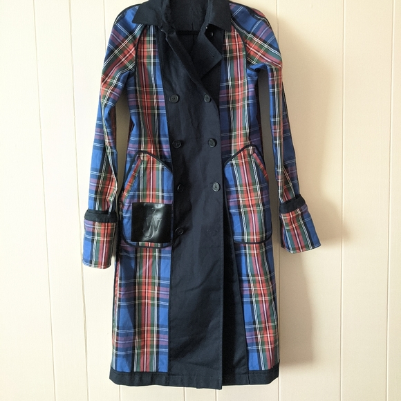 JW AndersonXUniqlo Navy Reversible Trenchcoat XS - Picture 3 of 10